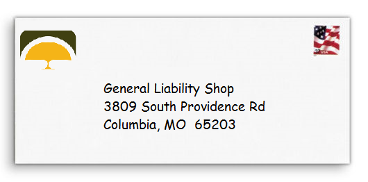 General Liability Shop.com mailing address.
